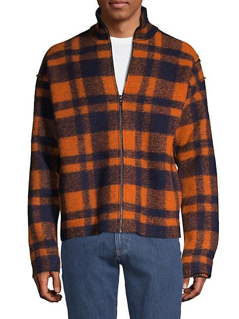 Zadig & Voltaire Plaid Long-sleeve Sweater