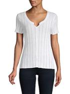 Project Social T Short-sleeve Ribbed Top