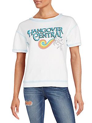 Wildfox Hangover Central Graphic Top