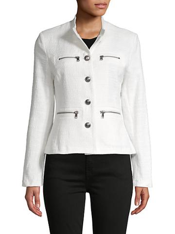 Dolce Cabo Textured Cotton-blend Jacket