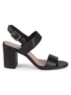 Saks Fifth Avenue Erica Metallic Block Heel Sandals