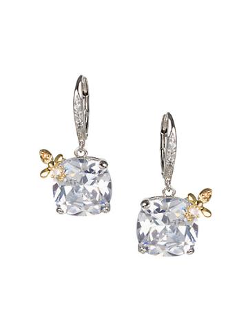 Cz By Kenneth Jay Lane 14k Goldplated
