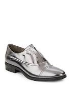 Kenneth Cole Ciao Ciao Metallic Leather Slip-on Oxfords