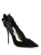 Sophia Webster Harmony Butterfly Suede & Patent Leather Pumps