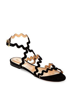 Chlo Melrose Leather Sandals