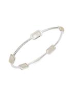 Ippolita Sterling Silver & Mother-of-pearl Doublet Station Bangle