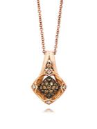 Le Vian Chocolatier Diamond & 14k Rose Gold Pendant Necklace