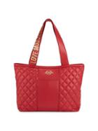 Love Moschino Borsa Quilted Faux Leather Tote