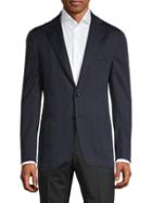 Luciano Barbera Standard-fit Cotton-blend Sportcoat