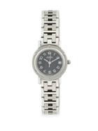 Herm S Vintage Classic Stainless Steel Bracelet Watch