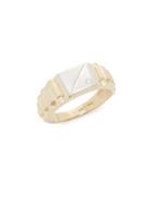 Saks Fifth Avenue Made In Italy Diamond & 14k Gold Ring