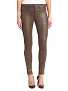 7 For All Mankind The Leather-like Coated Skinny Jeans