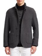 Brunello Cucinelli Reversible Houndstooth Single-breasted Jacket