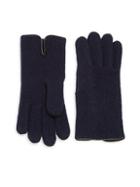 Portolano Honeycomb-knit Cashmere Gloves