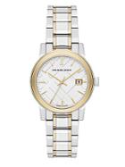 Burberry City Two-tone Stainless Steel Bracelet Watch/34mm