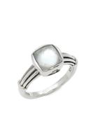 Lagos Venus Sterling Silver & White Mother-of-pearl Doublet Ring