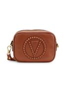 Valentino By Mario Valentino Mia Rock Dollaro Studded Leather Crossbody