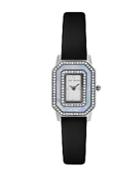 Dolce & Gabbana Bliss Glitz Stainless Steel And Leather Strap Watch