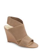 Vince Camuto Strappy Leather-blend Wedge Sandals