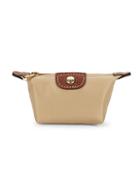 Longchamp Leather-trimmed Coin Purse