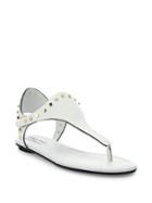 Jimmy Choo Dara Studded Leather T-strap Sandals