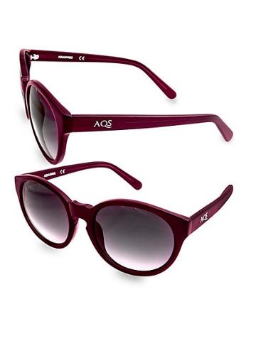 Aqs Daisy 53mm Round Sunglasses