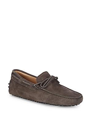 Tod's Suede Moc-toe Drivers