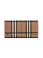 Burberry Patterned Leather Wallet