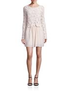 See By Chlo Lace Cotton Voile Dress