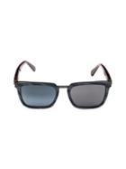 Brioni 54mm Square Novelty Sunglasses