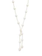 Belpearl 14k White Gold & Freshwater Pearl Lariat Necklace
