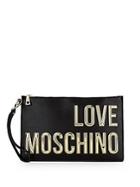 Love Moschino Set Of Two Zip Wristlets