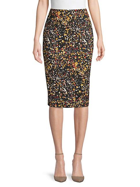 Victoria Beckham Floral-print Pencil Skirt