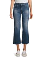 Ag Jeans Quinne High-rise Cropped Flare Jeans