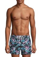 2xist Printed Drawstring Swim Shorts