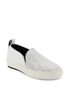 Alexander Mcqueen Leather Slip-on Sneakers