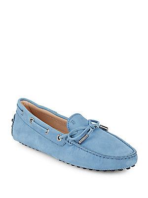 Tod's Bow-accented Boat Shoes