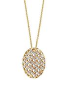 Effy D'oro 14k Yellow Gold & Diamond Pendant Necklace