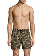 Jared Lang Jungle Cat-print Swim Shorts