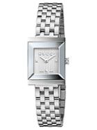 Gucci Ladies' G-frame Watch With Silvertone Guilloche Dial