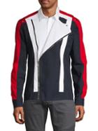 Balmain Colorblock Zip-front Jacket