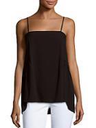 Helmut Lang Solid Ruched Top