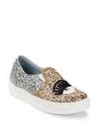 Chiara Ferragni Glittered Slip-on Shoes