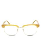 Linda Farrow 53mm Square Novelty Optical Glasses