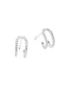 Ron Hami Diamond & 14k White Gold Earrings