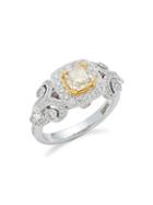 Effy 18k Two-tone Gold & Diamond Ring