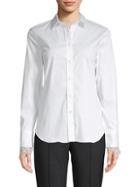 Brunello Cucinelli Long-sleeve Cotton-blend Shirt
