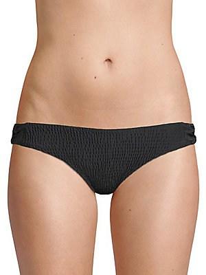Tori Praver Swim Shirred-front Bikini Bottom