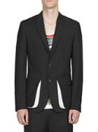 Givenchy Double Button Wool Blend Blazer