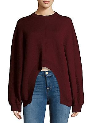Marni Asymmetric Virgin Wool Sweater